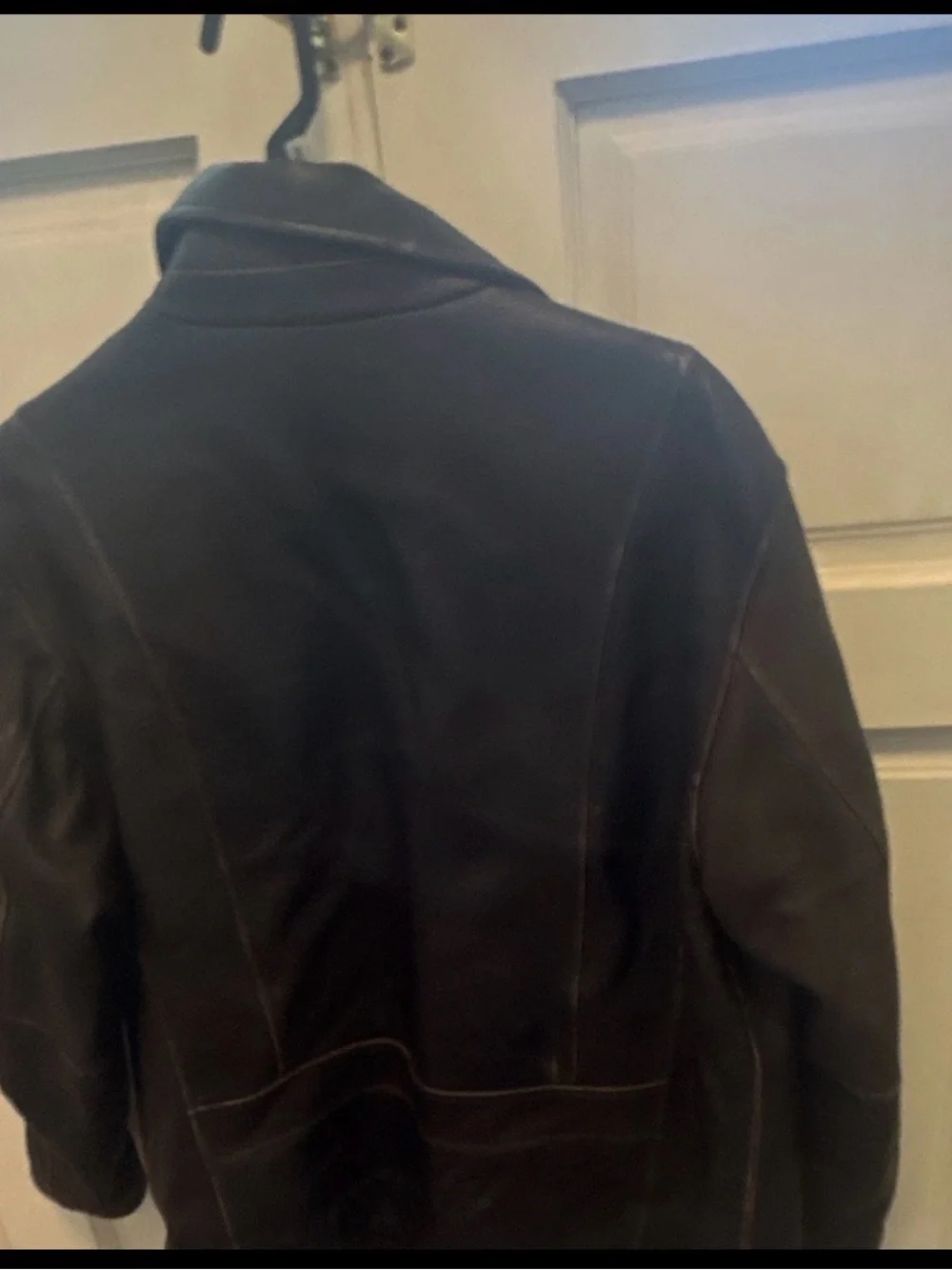 Cambridge Classics Men's Black Leather Bomber Jacket